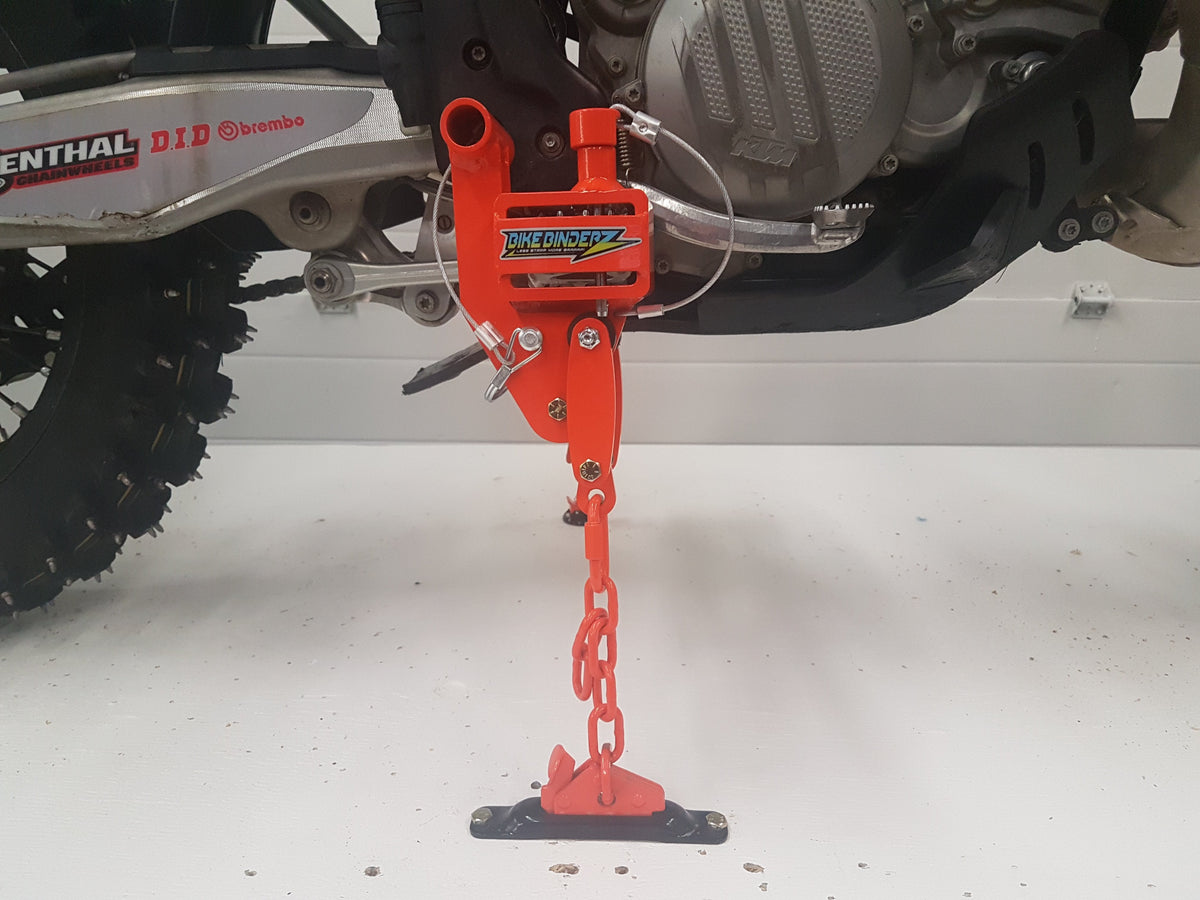 Bike Binderz E Track Dirt Bike Kit Raw Aluminum