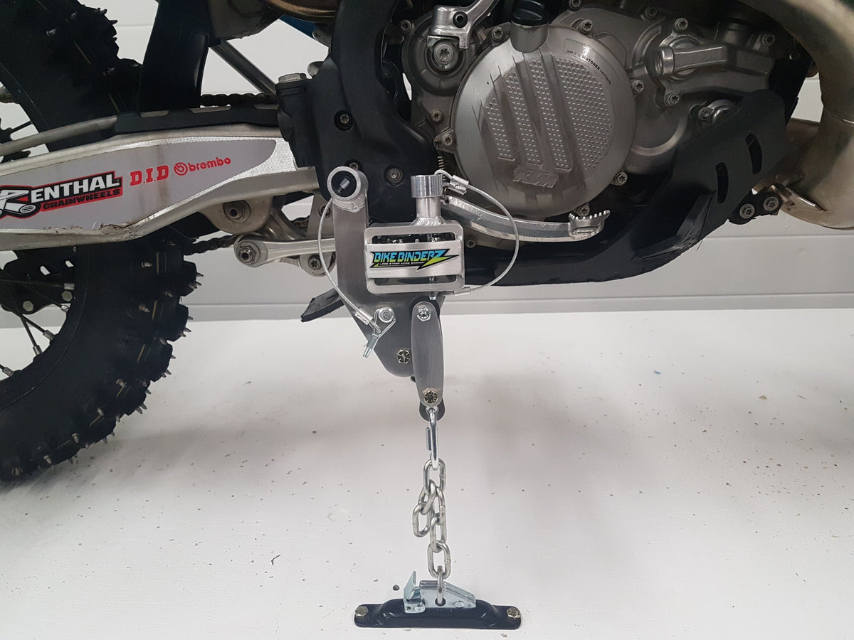 Bike Binderz E Track Dirt Bike Kit Raw Aluminum