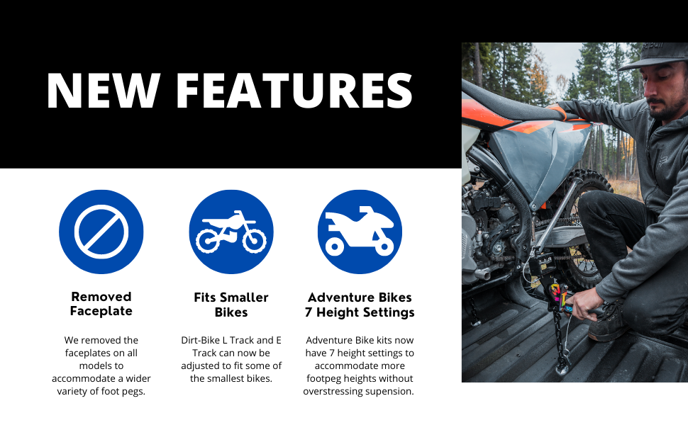 Bike Binderz Adventure Bike Kit Raw Aluminum