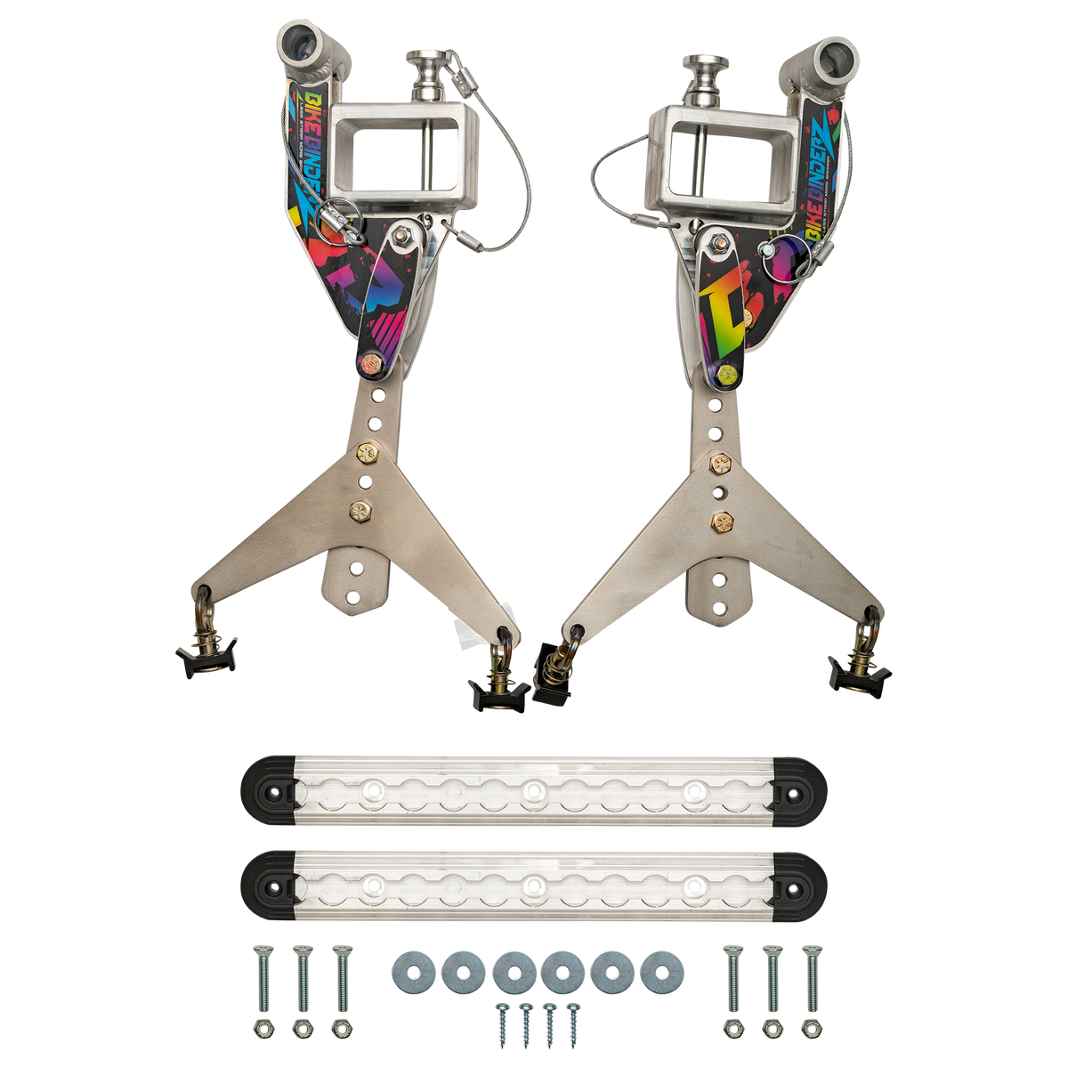 Bike Binderz Adventure Bike Kit Raw Aluminum