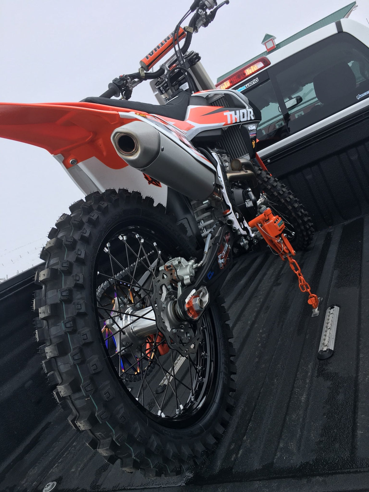 Bike Binderz E Track Dirt Bike Kit Raw Aluminum