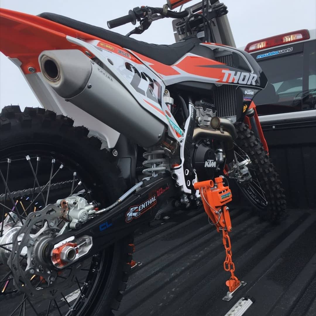 Bike Binderz E Track Dirt Bike Kit Raw Aluminum