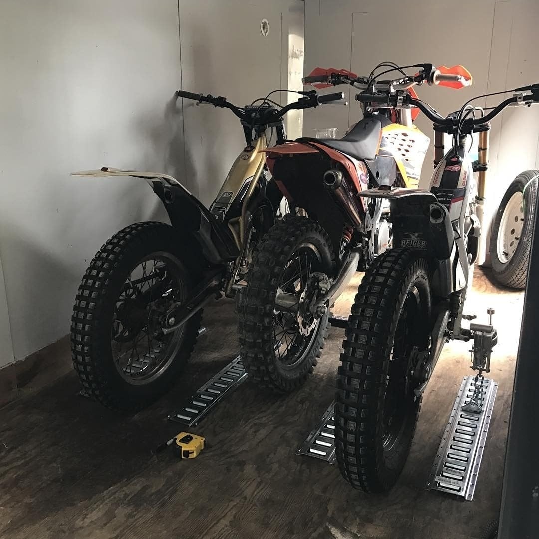 Bike Binderz E Track Dirt Bike Kit Raw Aluminum