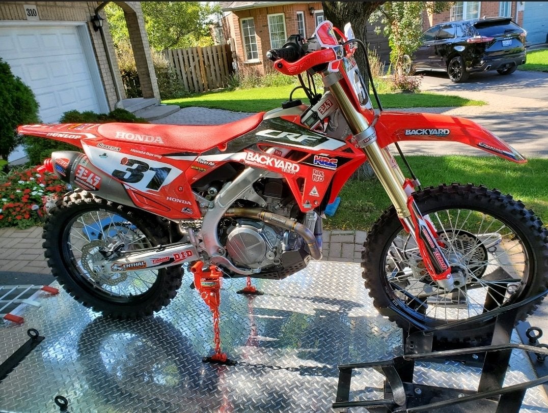 Bike Binderz E Track Dirt Bike Kit Raw Aluminum