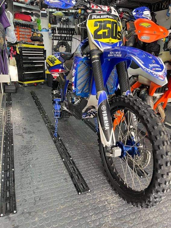 Bike Binderz E Track Dirt Bike Kit Raw Aluminum